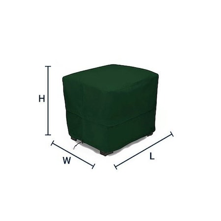 Eevelle MERIDIAN Series, Square Ottoman Cover - Navy, 42L x 42W x 25.5H MDTSQOXXL-NVY